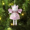 4.5" Silver Cat with Tiara Christmas Ornament Cat - Wondershop™ - 2 of 3