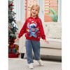 PATPAT Stitch Family Matching Christmas Hooded Sweatshirt Stitch Snow Pattern Long Sleeve Pullover Hoodies - 3 of 4