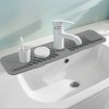 REGALWOVEN Longer Faucet Mat for Kitchen Sink Splash Guard, Kitchen Sink Mat, Kitchen Sink Splash Guard, Kitchen Sink Area Behind Faucet Mat 1 Pc - 2 of 4