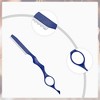 Unique Bargains Durable Haircut comb with Blades for Hair Styling Blue 1 Pc - 3 of 4