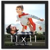 PosterPalooza | Square Decor Black Picture Frame - UV Acrylic, Foam Board Backing, Hanging Hardware - 2 of 4
