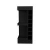 NicBex Buffet Cabinet with Storage 42" Tall Corner Bar Cabinet Sideboard Cabinet with 8 Bottle Cubbies and Double Door for Living Room - 3 of 4