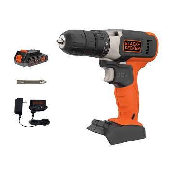 Black & Decker Bcksb29c1 20v Max Lithium-ion Cordless Drill With 28-piece  Home Project Kit In Translucent Tool Box (1.5 Ah) : Target