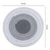REGALWOVEN Rattan Indoor Outdoor Wipe Clean Kitchen Table Placemats 14 x 14 Inch 6 Pcs - 3 of 4
