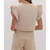 Women's Embroidered Vest Top - entro - 3 of 4