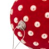 TopComfy Decorative Object Christmas Ball Ornaments Set of 6 for Holiday Party Decorations, Red, 3.9"*3.9"*3.9" - 3 of 4