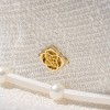 Kendra Scott Sawyer Cowboy Hat - Ivory: Tweed, Midweight, Comfort Elastic, One Size Fits Most - 3 of 3