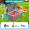 Car Refrigerator - 21QT Car Fridge w/ Ultra-Fast Cooling, 20L Electric Cooler w/ Low Power, Portable Freezer w/ Battery Protection for Cars, RV, Truck - 3 of 4