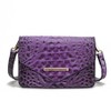 MKF Collection Vanta Women's Crossbody Croc-Embossed Saddle Handbag by Mia K - 2 of 4