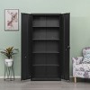 High Storage Cabinet, File Cabinets with Lockable Doors and, Home Office Design, Storage Cabinet for Home, Kitchen, School, Office-The Pop Home - 2 of 4