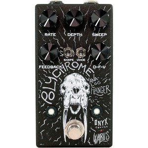 Walrus Audio Polychrome Analog Flanger Effects Pedal - Onyx Edition Black - 1 of 4
