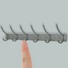 Unique Bargains Wall Mount Coat Rack with Hooks Used for Hanging Hat Towel Bathrooms - 4 of 4