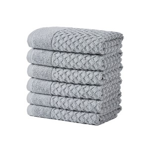 Cotton Quick-Dry Textured Towels - Great Bay Home. - 1 of 4