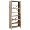vidaXL 7-Tier Bookcase 31.5 in.x11.8 in.x78.7 in. Solid Wood Acacia - 2 of 4