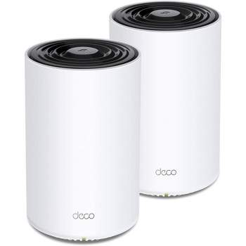 TP-Link Deco Tri-Band Mesh Wi-Fi 6 System (Deco X68) Whole Home Wireless Routers and Extenders 2-Pack White Manufacturer Refurbished