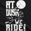 Womens At Dusk We Ride Tshirt Funny Halloween Witch Tee - Crazy Dog Women's T Shirt - image 2 of 4