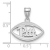 Black Bow Jewelry Sterling Silver Pittsburgh Panthers NCAA Pendant - 3 of 4