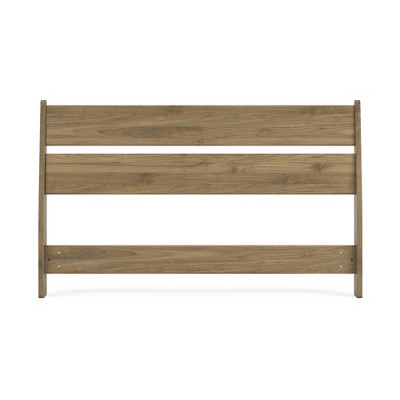 Deanlow Full Honey Brown Wood Platform Bed