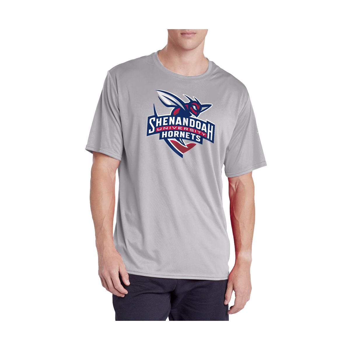 Men's Shenandoah University Men's Sport Active T-Shirt Primary Logo