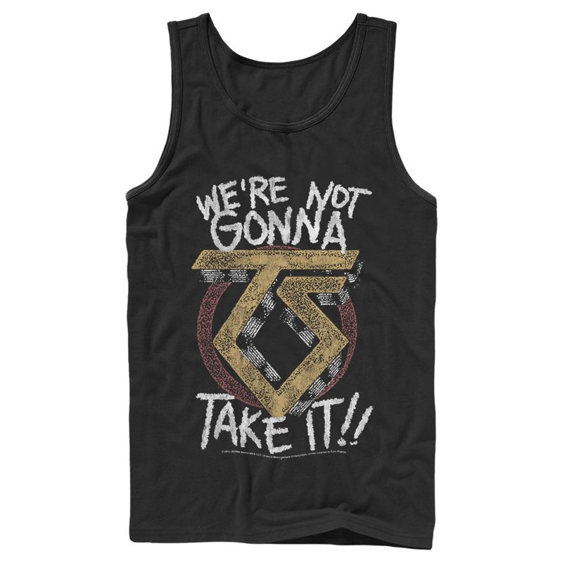 Men's Twisted Sister We're Not Gonna Take It Tank Top, 1 of 6