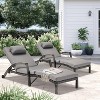 EROMMY Rattan Chaise Lounge Chairs Set of 4 - 2 of 4