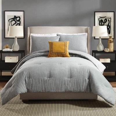 Ayesha Curry Asher Full/Queen 3pc Comforter Set Gray
