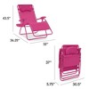 Best Choice Products Oversized Zero Gravity Chair, Folding Outdoor Patio Recliner w/ Cup Holder - 2 of 4