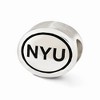 Black Bow Jewelry Sterling Silver New York University Collegiate Bead Charm - 2 of 4