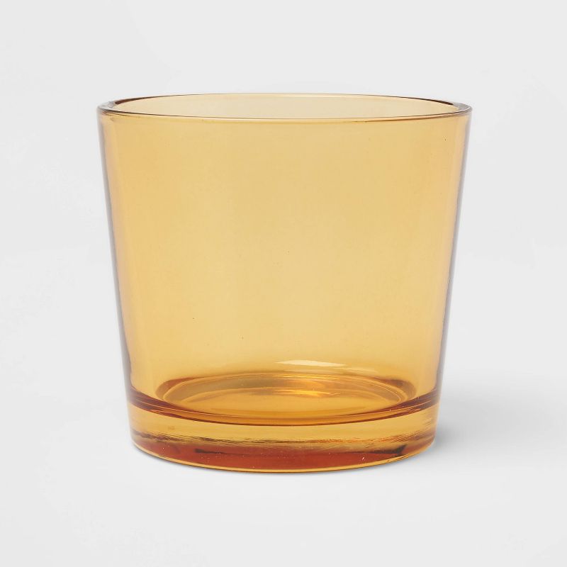 8oz Glass Tumbler Amber - Threshold&#8482;, 1 of 6