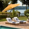 Venice Single Scallop 9Ft Crank Push Button Tilt Umbrella - PAT8010 - Safavieh - 3 of 4