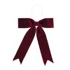 Burgandy Red Holiday Bow (Set of 2) - 3 of 3