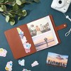 Okuna Outpost 112 Pictures Capacity Vintage Album Book Gift with Snap Fastener for 4x6 Inch Photos, Brown Leather - 2 of 4