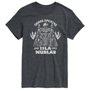 Men's - Jurassic Park - Isla Nublar Grand Opening Short Sleeve Graphic T-Shirt - 1 of 4