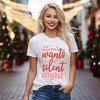 Simply Sage Market Women's Mom Wants A Silent Night Short Sleeve Graphic Tee - 2 of 4