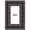 PosterPalooza | Panoramic 3.5" Wide Ornate Black Frame - UV Acrylic, Foam Board Backing, Hanging Hardware - 2 of 4