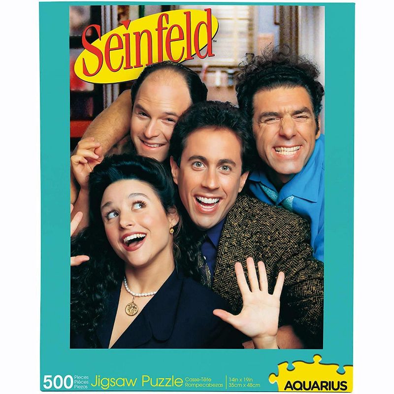Aquarius Puzzles Seinfeld Cast 500 Piece Jigsaw Puzzle, 1 of 4