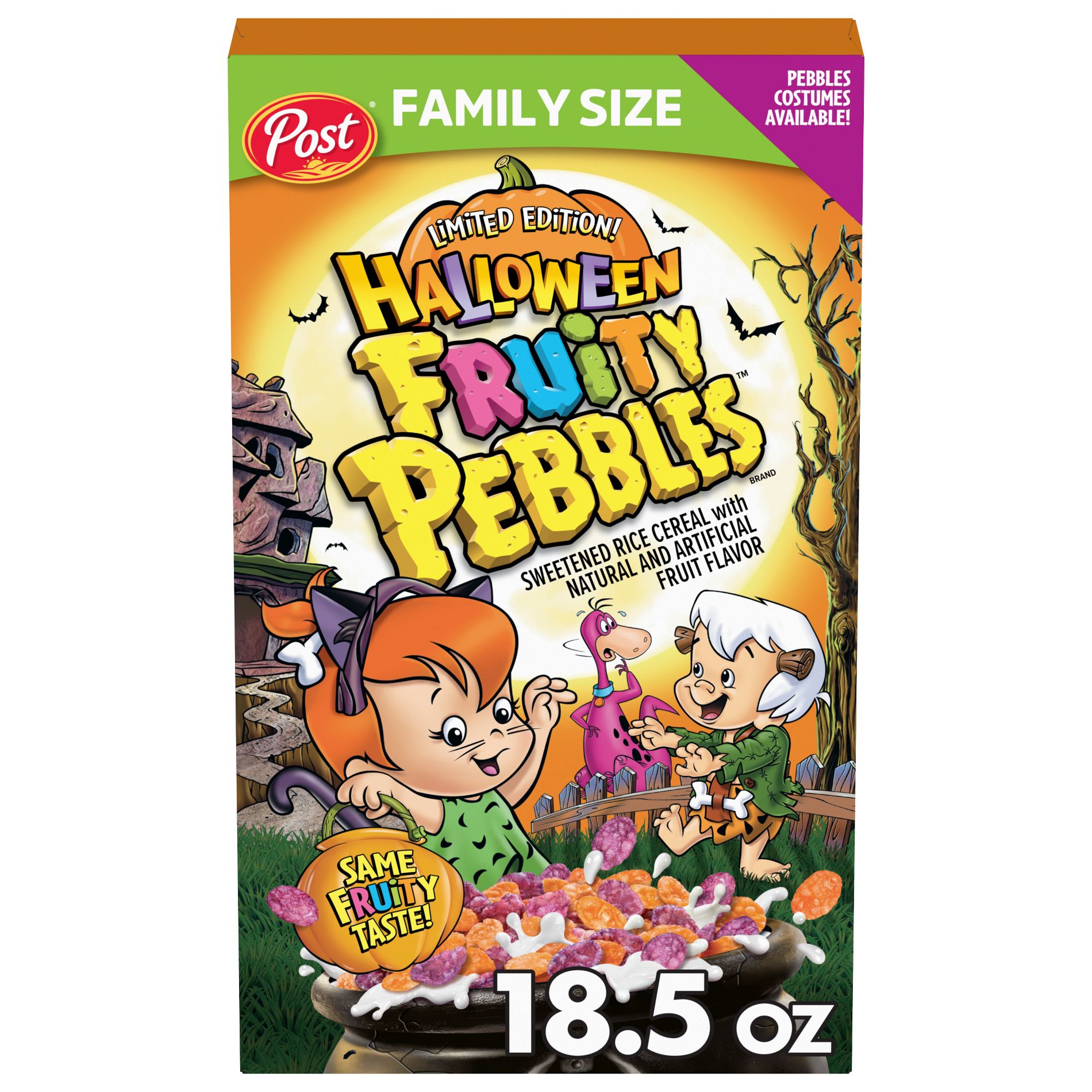 Post Halloween Fruity Pebbles Breakfast Cereal - 18.5oz
