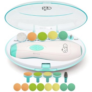 Baby Nail Trimmer 21 in 1, Usage Labeled Case & 13 Extra Replacement Tools, Nail File & Clipper - 1 of 4