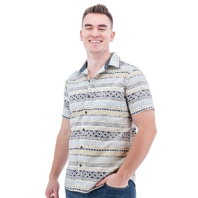 Old Ranch Brands Men's Waypoint Shirt - Blue, Size Large