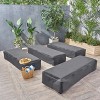 Christopher Knight Home Ronning Outdoor Waterproof Fabric Lounge Cover (Set of 4) - 2 of 4