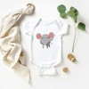 The Juniper Shop Elephant Colorful Baby Bodysuit - 2 of 2