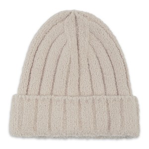 Hadley Wren Ribbed Knit Beanie - Beige - 1 of 4
