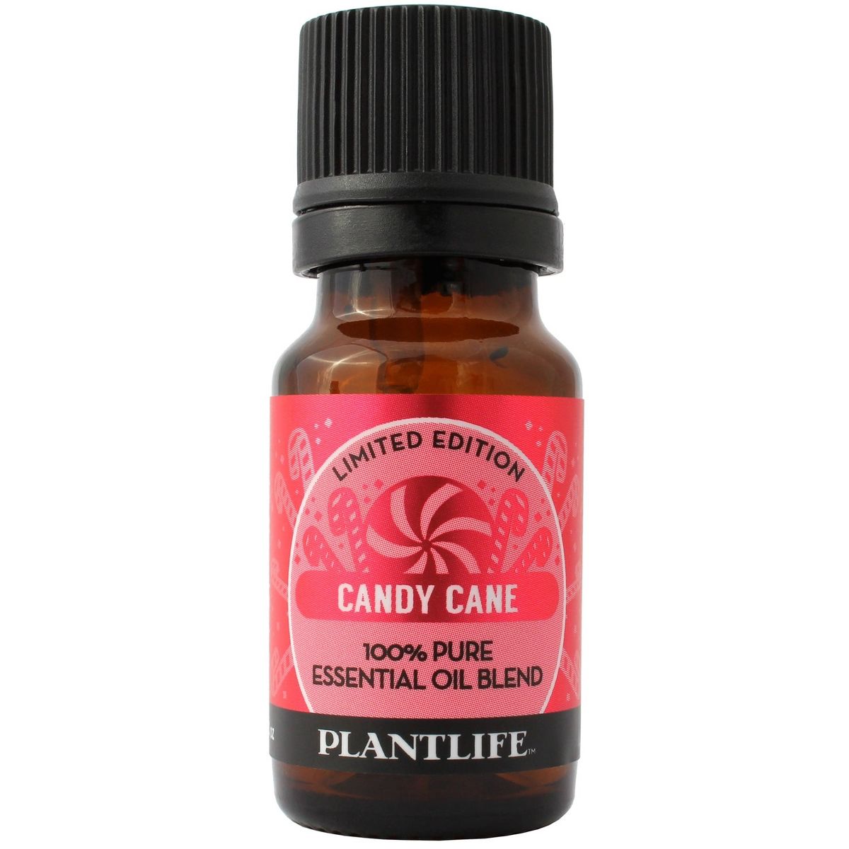Plantlife Candy Cane Aromatherapy Essential Oil Blend – 100% Pure, Therapeutic Grade, No Additives or Fillers, Made in California, 10 ml