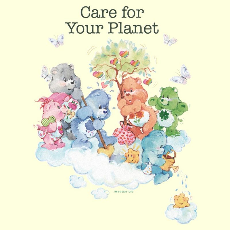 Men's Care Bears Care for Your Planet T-Shirt, 2 of 5