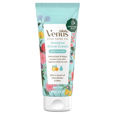 Venus + Rifle Paper Co. Sensitive Skin Women's Shaving Cream - 6oz