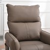 KTMBDW Swivel Rocker Recliner, Rocking Recliner Chair, Glider Chair, Small Rocker Recliners for Small Spaces, Living Room, Bedroom, Nursery, RV - 3 of 4