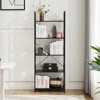 SKRAN Bookshelf, 5 Tier Bookshelves, Home Bookcase Shelf Storage Organizer, Free Standing Storage Shelving Unit For Bedroom, Living Room - 2 of 4