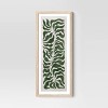 (Set of 3) 12"x28" Modern Seaweed Framed Arts Naturals - Threshold™ - 3 of 4