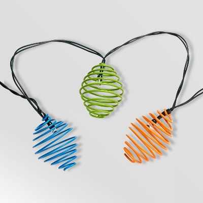 LED Solar String Lights Blue/Green/Orange - Smart Solar