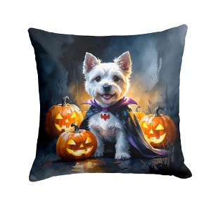 Tramull Halloween Throw Pillow, Machine Washable Indoor Outdoor Decorative Pillow for Couch & Patio - 1 of 4